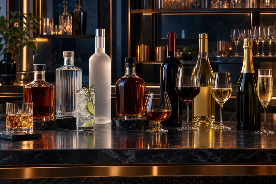 Spirits selection at Utuseb